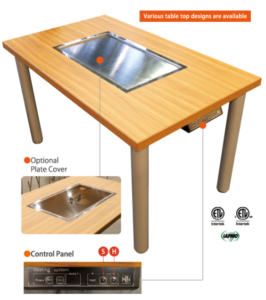TEPPAN FOOD WARMER	SILICON HEATER