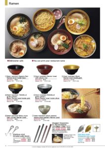Ramen Bowl, Spoon, Chopsticks, Chopstick rest