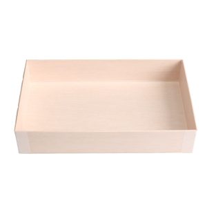 2-083-18 TAIKO Wooden Rectangular Takeout Bento Box 6.89 x 4.72″