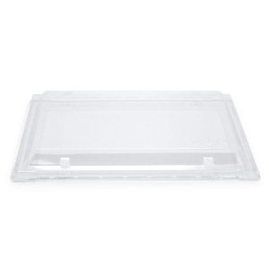 2-083-31 TAIKO OPS Lids for Wooden Rectangular Takeout Bento Box 1