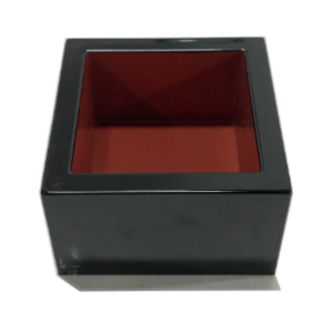 2-073-13 TAIKO Deluxe Sake Cup Black Inside Red