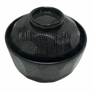 2-076-04 TAIKO Soup Bowl Black