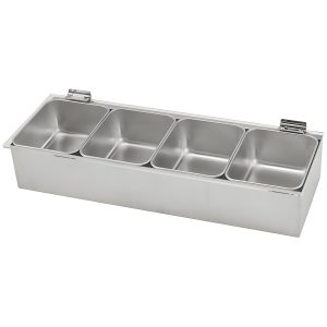 EBM Stainless steel Yakumi Pan 4 inserts with hinge cover