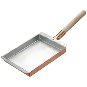 EBM Rectangle Copper Tamagoyaki Omlette pan